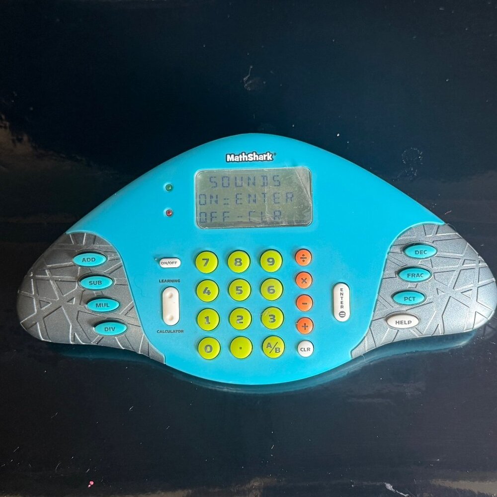 NEW!_MathShark Digital Math Game, Handheld Electronic Math Learning Game, Age 6+ - Picture 2 of 9